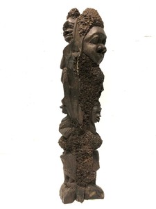 lot 368 image: Vintage African Tree of Life Carving