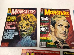 lot 377 image: Group of Vintage Monster Magazines etc