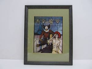 lot 119 image: Vintage Gothic Suncatcher Art Framed J. Hannesschlager Augsburg Germany
