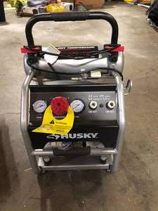lot 2 image: Husky 4.5 Gal. Portable Electric-Powered Silent Air Compressor  Customer Returns See Pictures