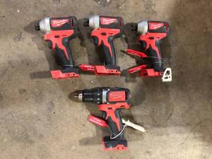 lot 48 image: Lot of Assorted Milwaukee Hand Tools Various Models and Conditions  Customer Returns See Pictures