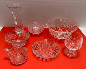 lot 71 image: Vintage Crystal, Cut Glass & More