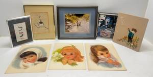 lot 83 image: Misc. Small Framed Prints & More