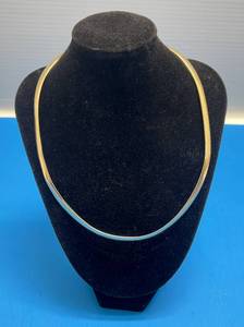 lot 158 image: 17 925 115th 14K Peru Necklace 15.58 G
