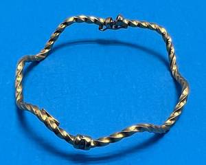 lot 168 image: Tested 22K Or Higher Gold Bracelet 3.70 G