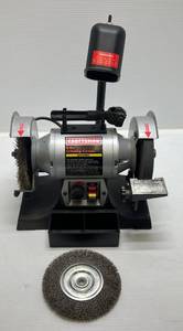 lot 240 image: Craftsman 6-In. Benchtop Grinding Center (Barely Used)