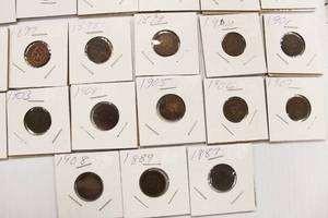 21 Indian Head Pennies