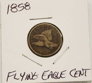 Nice 1858 Flying Eagle Cent