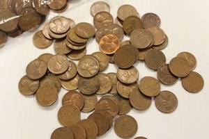 Wheat Back Pennies Lot Approx 200 Pennies