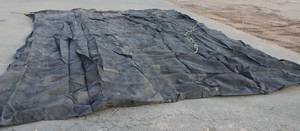 Dump Truck PVC Mesh Tarp  60 Ft X 25 Ft