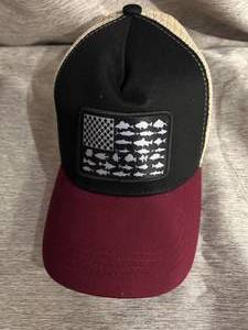 lot 35 image: NIP American Flag Fishing Trucker Cap
