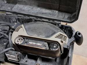lot 153 image: Porter-Cable Compact Belt Sander 371 2-12x14