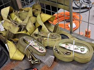 lot 165 image: Lot of (6) Tie-down Straps
