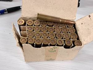 lot 23 image: Lot of (30) .303 MK7 Cartridges
