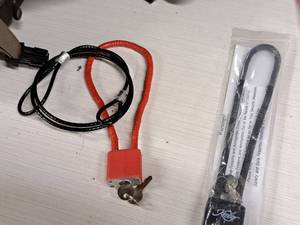 lot 25 image: (2) Gun Locks and (1) Extra Cable