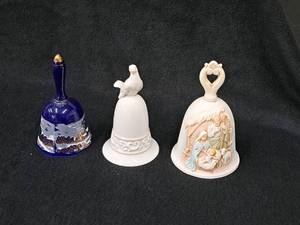 lot 108 image: Lot of (3) Decorative Bells