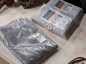 lot 238 image: Housewares - (1) Pony Dance Black-Out Curtain, (2) Window Panels 42x45