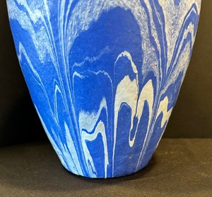 Vintage Painted Pottery Vase