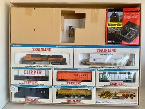 Vintage Trainline Super Power Ho Train Set, in Box