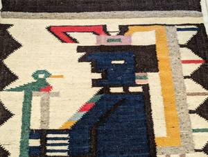 Vintage Woven Navajo Accent Rug