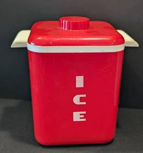 Vintage Seltzer Bottle and Lustro Ware Ice Bucket