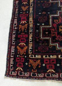 Vintage Knotted Wool Rug