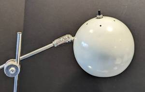 Pair of Mid Century Sonneman Orb Table Lamps