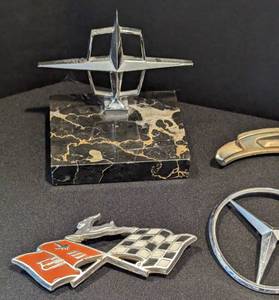 Variety of Vintage Car Emblems