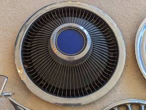 Vintage Hubcaps and Car Parts