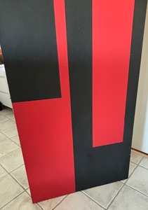 Red and Black Original Abstract Painting