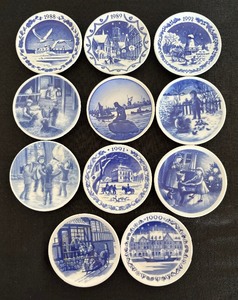 Petite Royal Copenhagen and Bing & Grondahl Collectors Plates