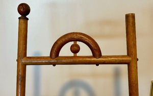 Vintage Wooden Frame Floor Easel