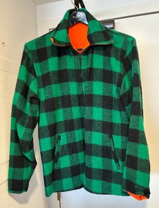 Reversible Flannel and Blaze Orange Coat  Jacket