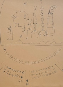 Unique Framed Drawing by MK