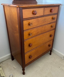 Pretty Vintage Dresser with Attached Mirror