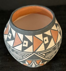 Petite Acoma Pottery  Hand Painted Vase