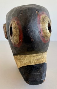 Two Decorative Unique Wood Carved Masks