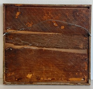 Vintage Wood Framed Vintage Sketching Print