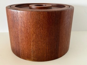 Vintage Dansk Wood Ice Bucket