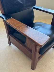 Antique Arts and Crafts  Mission Royal Easy Chair