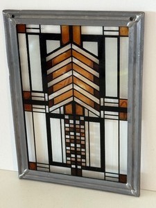 Small Frank Lloyd Wright Decorative Stained Glass
