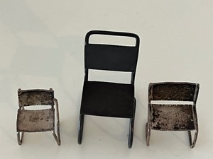 Three Miniature Chair Figurines