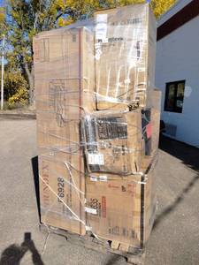 Pallet-O-Steals Customer Returns Trundle  Daybed, Lawn mower, Refrigerator, Dining Room Table, Recliner, and More