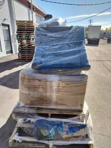GREAT BUYS Customer Return Pallet Intex Pool, Microfiber Recliner, and 14 Trampoline