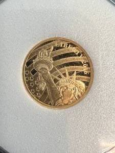 lot 05 image: 110TH OZ .24 PURE GOLD $5 LIBERTY IN CASE