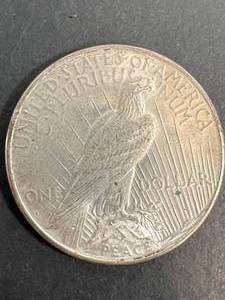 lot 22 image: 1926-S US SILVER PEACE DOLLAR