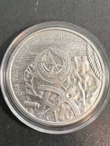 lot 56 image: 1 TROY OZ .999 FINE SILVER PROSPECTOR ROUND IN AIRTITE