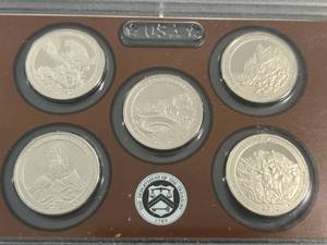 lot 78 image: 2012 US NATIONAL PARK QUARTERS PROOF SET