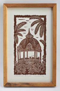 lot 83 image: The Coronation Pavilion Block Print Signed Dietrich Varez