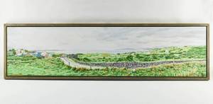 lot 29 image: Jon Strand, Beara - Eyeries and Coulough Bay Original Signed Acrylic on Canvas